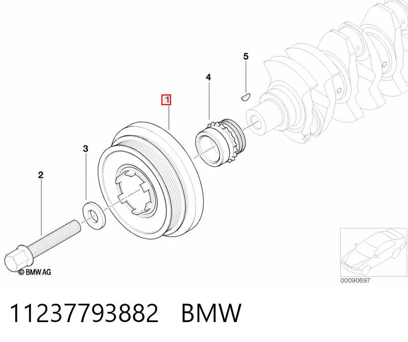 11237793882 BMW Dámper