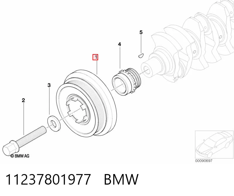 11237801977 BMW Dámper