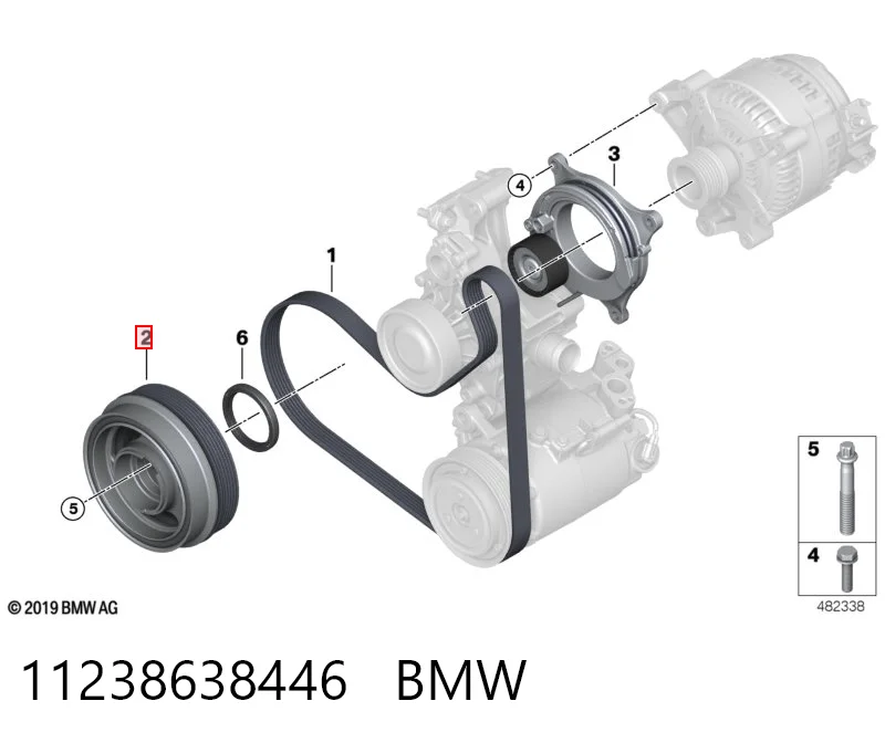 11238638446 BMW Dámper