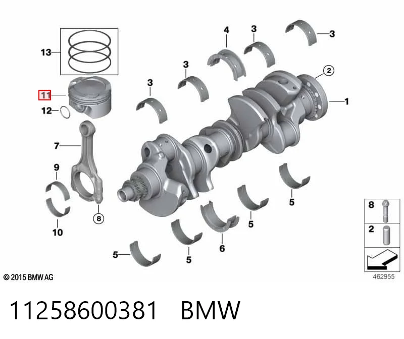 11258600381 BMW Tensor de cadena de distribución