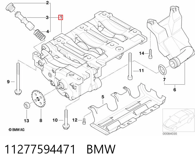 11277594471 BMW Bomba de aceite