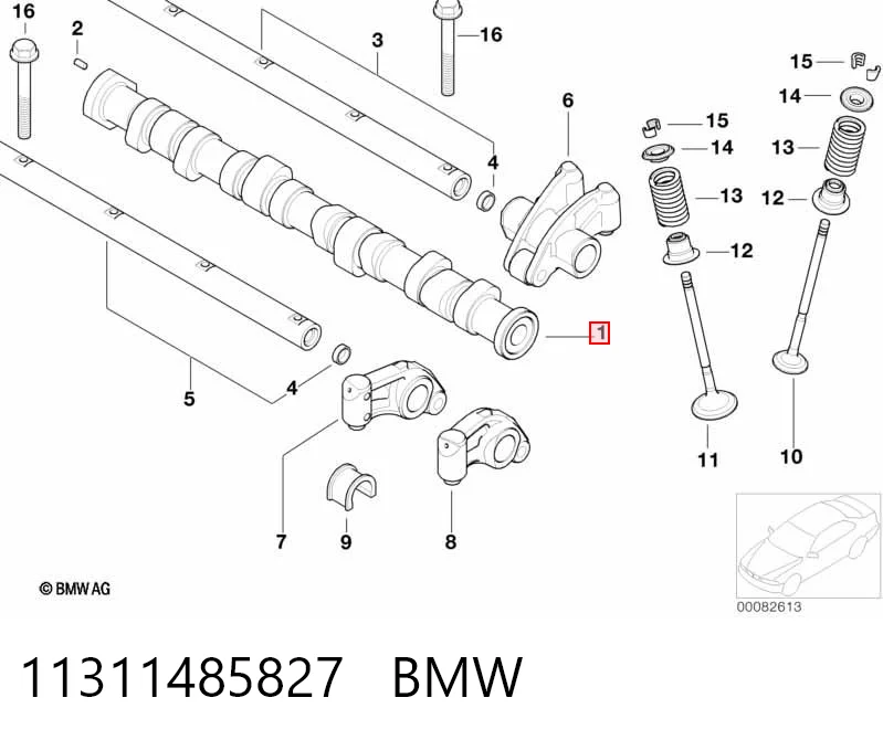 Árboles de levas Mini Cooper hatchback (R50, R53) (2001 - 2006) precio, desde 218,43 EUR