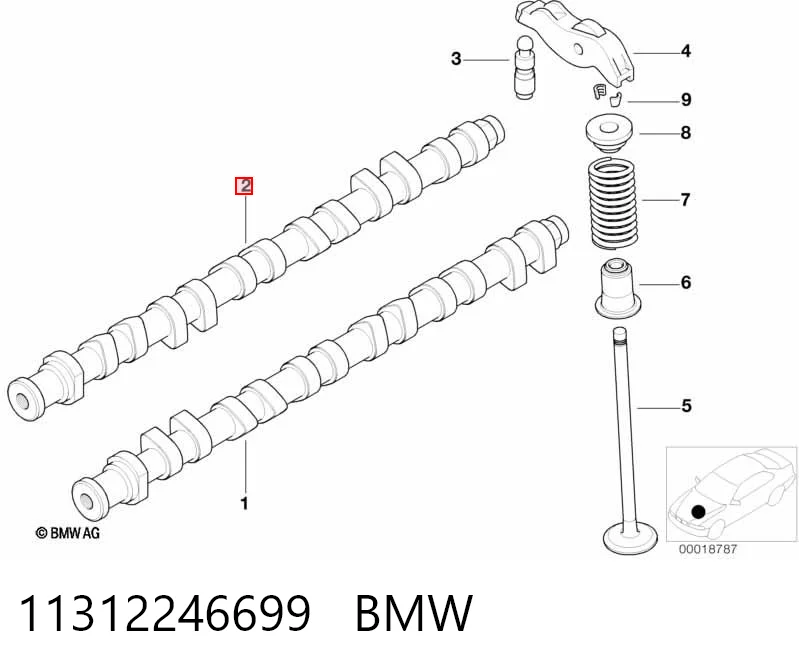 Kit árbol de levas BMW X5  (2000-2006)