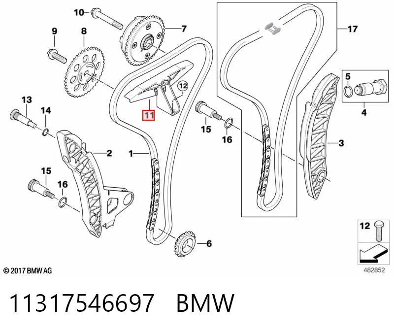 Comprar Tensor superior de la cadena de distribución Mini Cooper  R56 a bajo precio