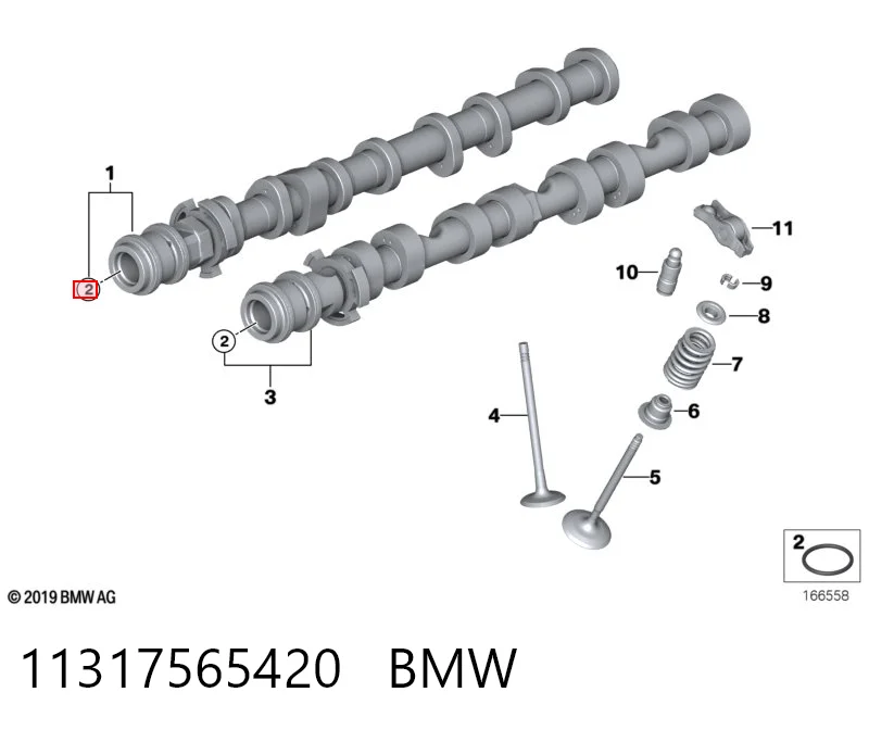 Retén de árbol de levas para BMW 3  E92