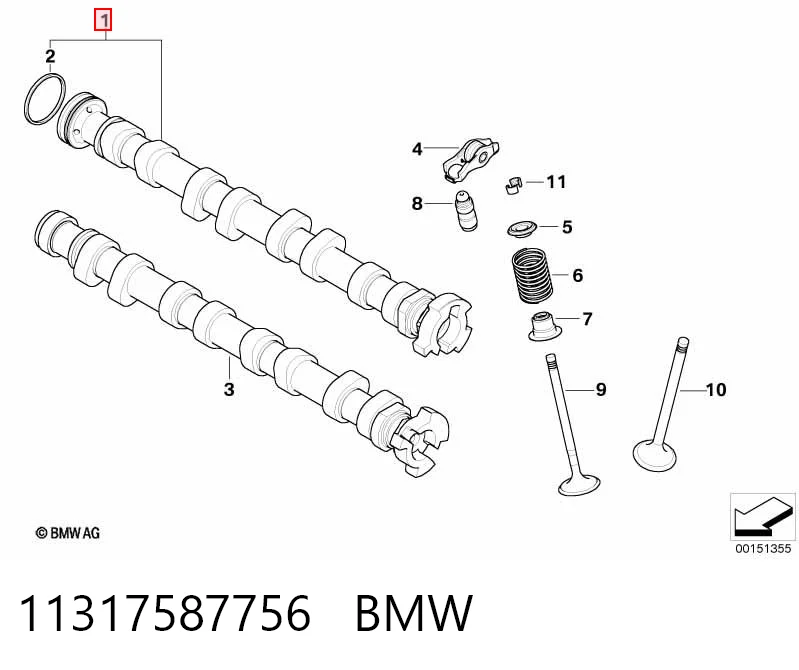 Retén del árbol de levas BMW 3 coupé (E92) (2005 - 2013) precio, desde 5,28 EUR