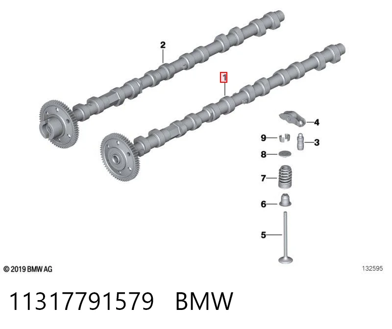 Árbol de levas de entrada para BMW 3 E46