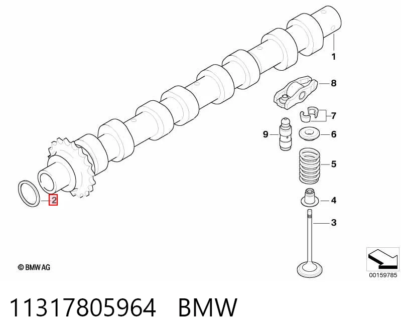 Retén, árbol de levas para Ford Fiesta CB1