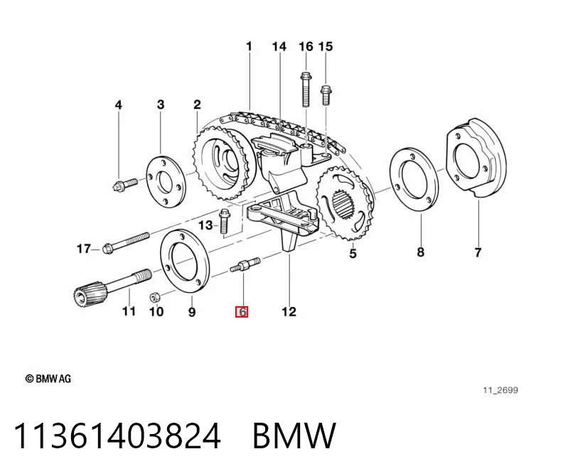 11361403824 BMW