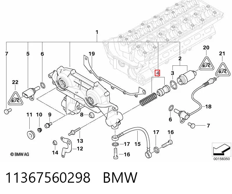 11367560298 BMW Tensor de cadena de distribución