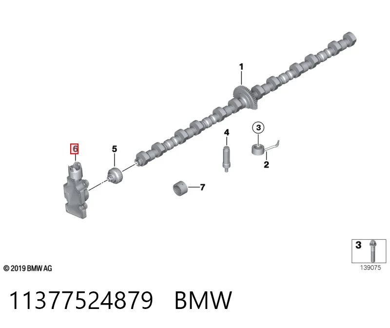 11377524879 BMW Sensor posición arbol de levas