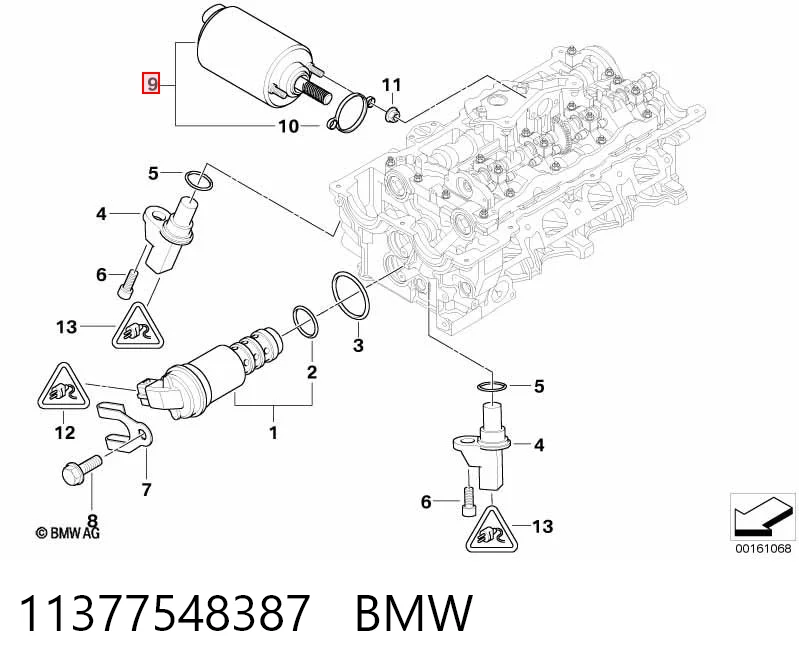 11377548387 BMW Regulador de ralentí