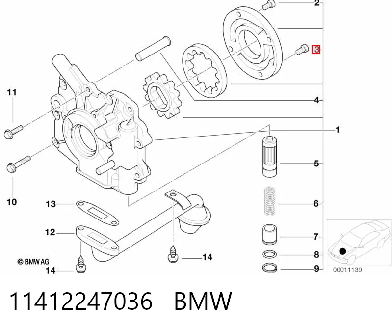 11412247036 BMW