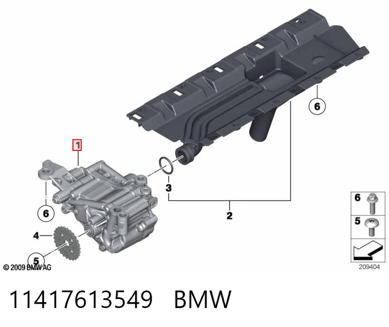 11417613549 BMW Bomba de aceite
