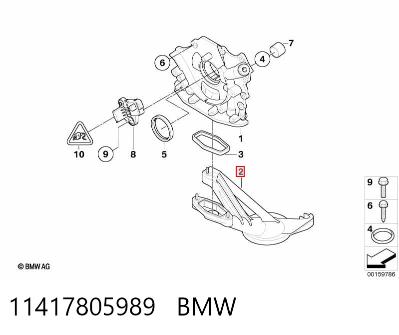 Bomba De Aceite para Mazda 3 BL