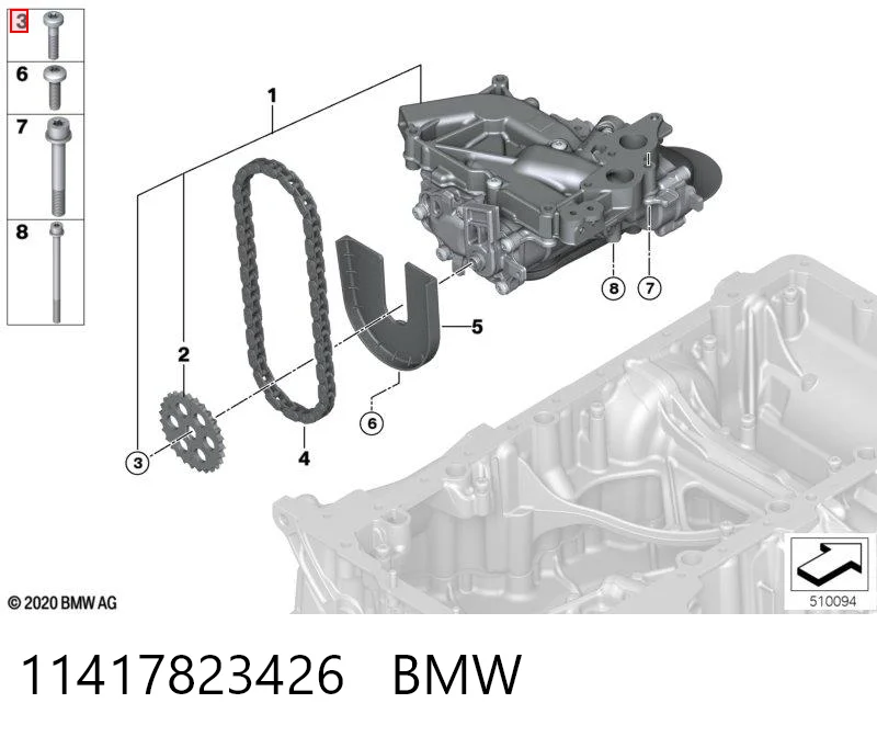 11417823426 BMW
