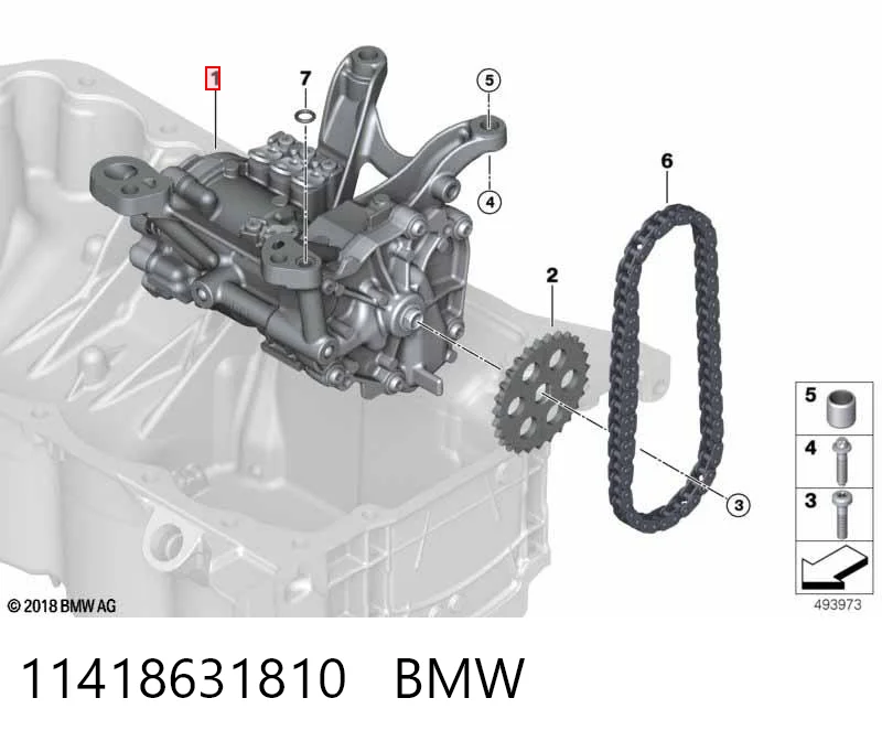 11418631810 BMW Bomba de aceite