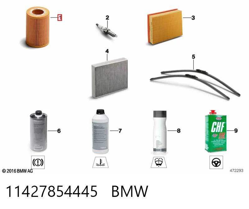 11427854445 BMW Filtro aceite