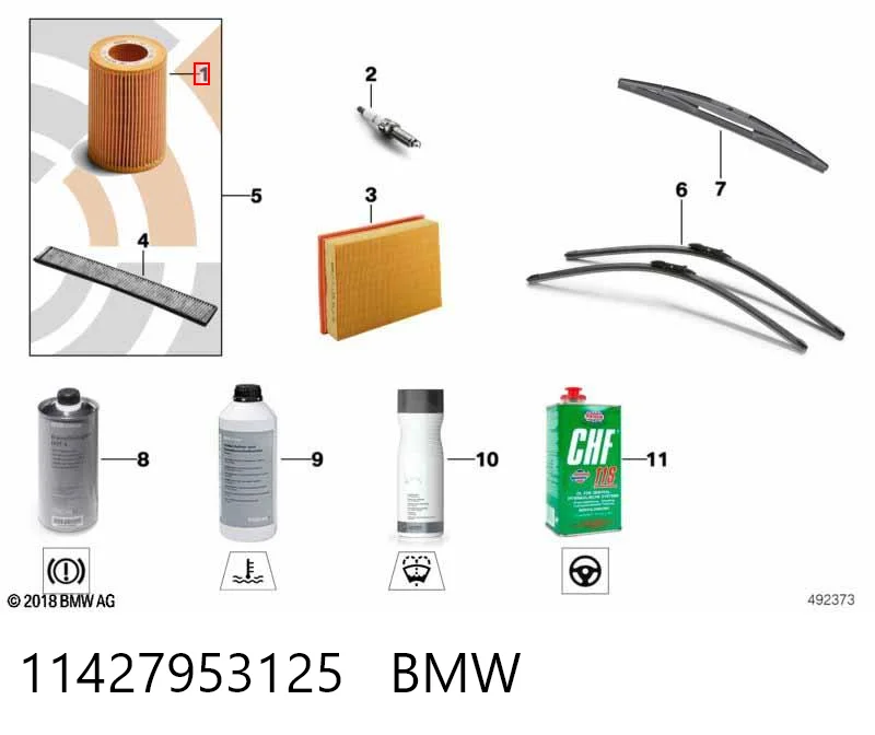 11427953125 BMW Filtro aceite