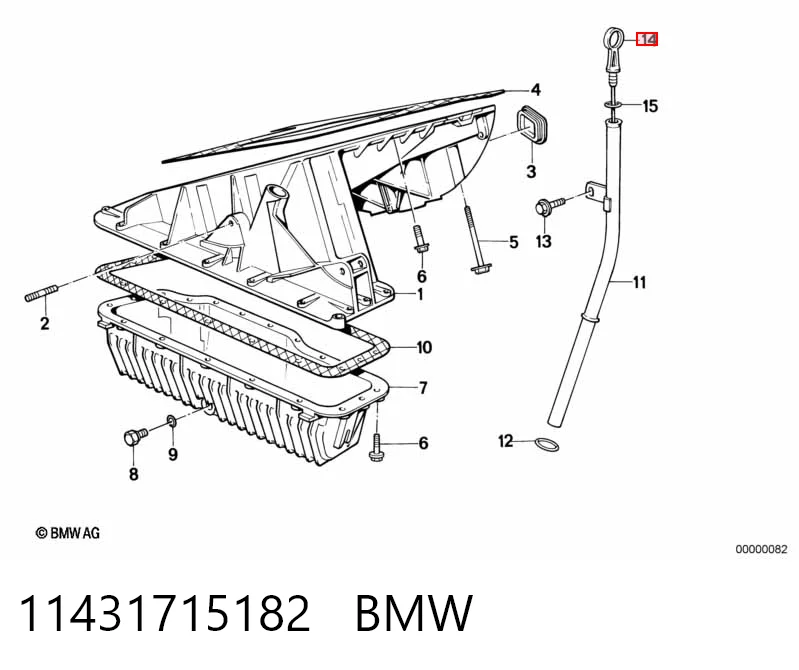Comprar Varilla indicadora de nivel de aceite del motor BMW 3 E30 a bajo precio