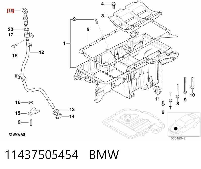 Varilla de aceite para BMW X5 E53