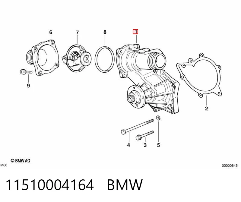 11510004164 BMW Bomba refrigerante coche