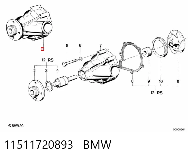 Comprar Bomba de agua BMW 7  E32 a bajo precio