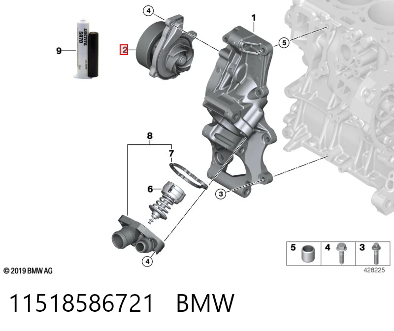Comprar Bomba de agua para motor 1  F40