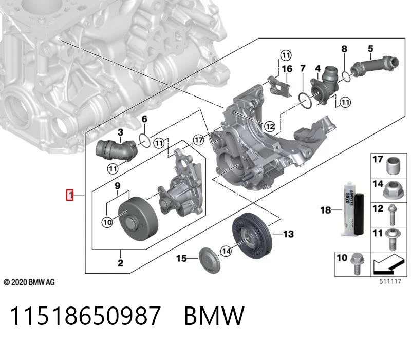 11518650987 BMW