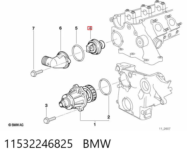 Termostato refrigerante BMW 5 sedán comprar en España