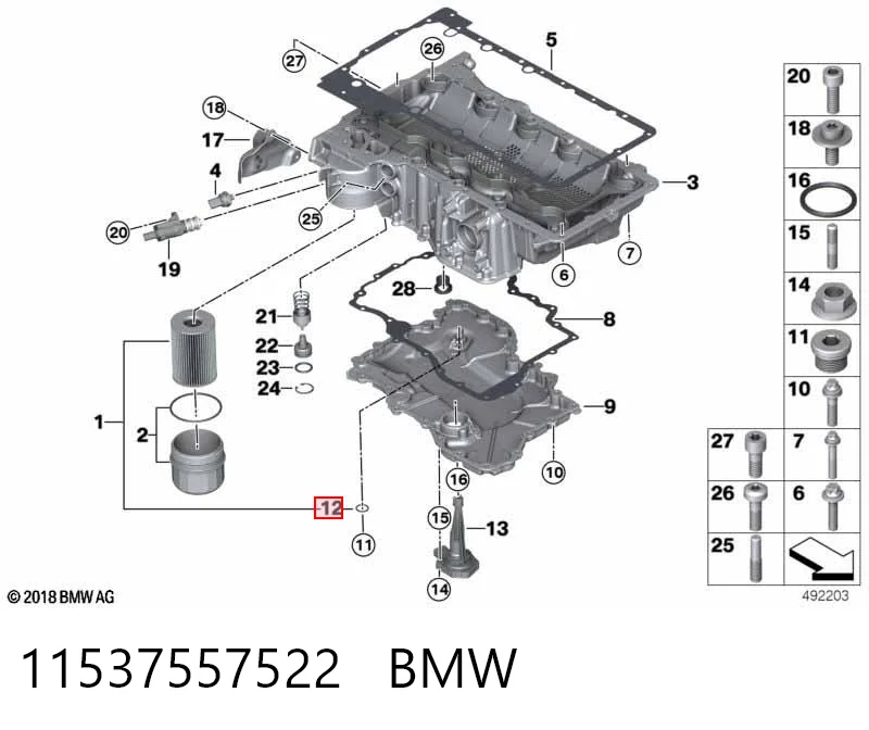11537557522 BMW