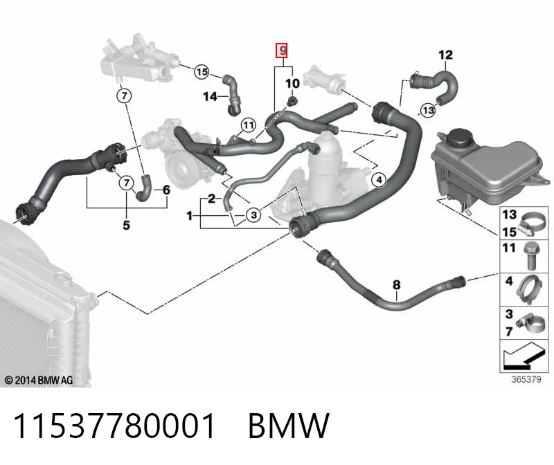 Manguera de admisión de la bomba de agua AND 3M121068 precio, desde 60,51 EUR