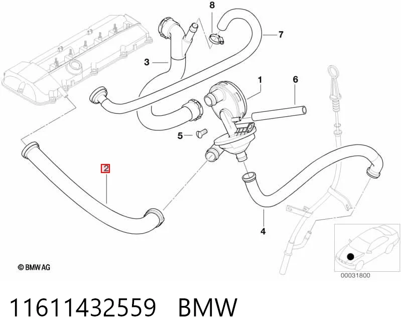 11611432559 BMW Decantador de aceite