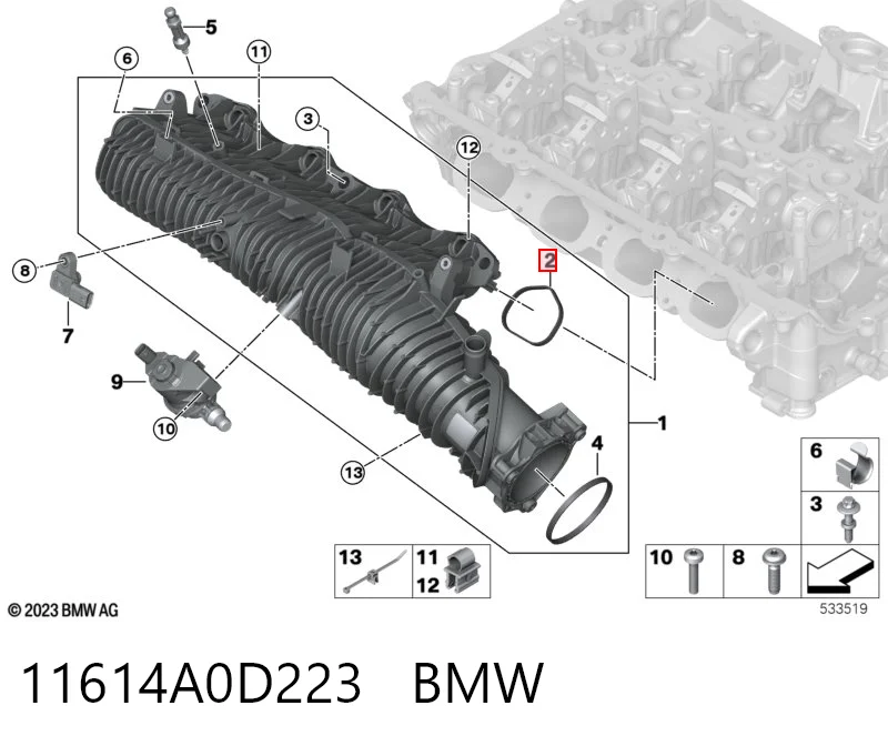 11614A0D223 BMW