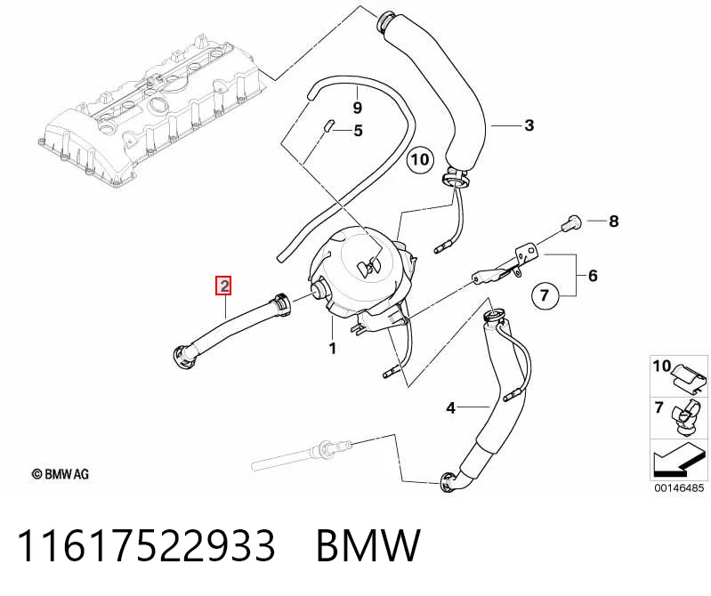 11617522933 BMW Decantador de aceite