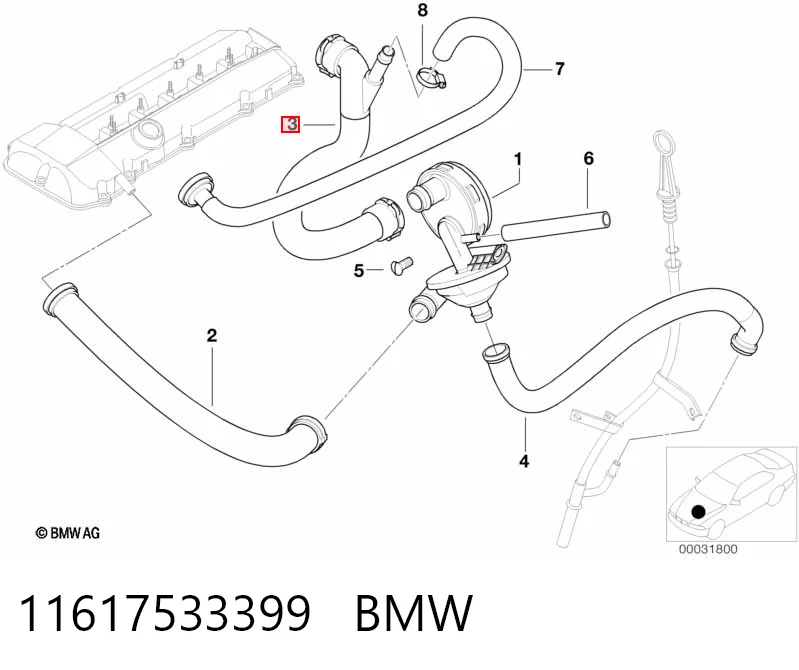 11617533399 BMW Decantador de aceite