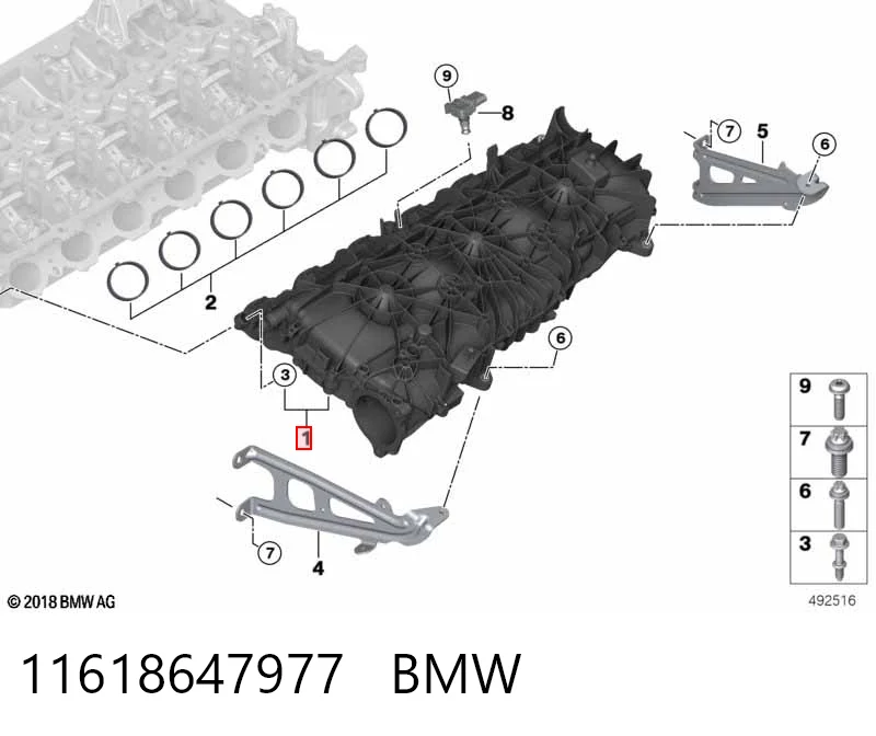 Comprar Colector de admisión BMW X6 G06, F96 a bajo precio