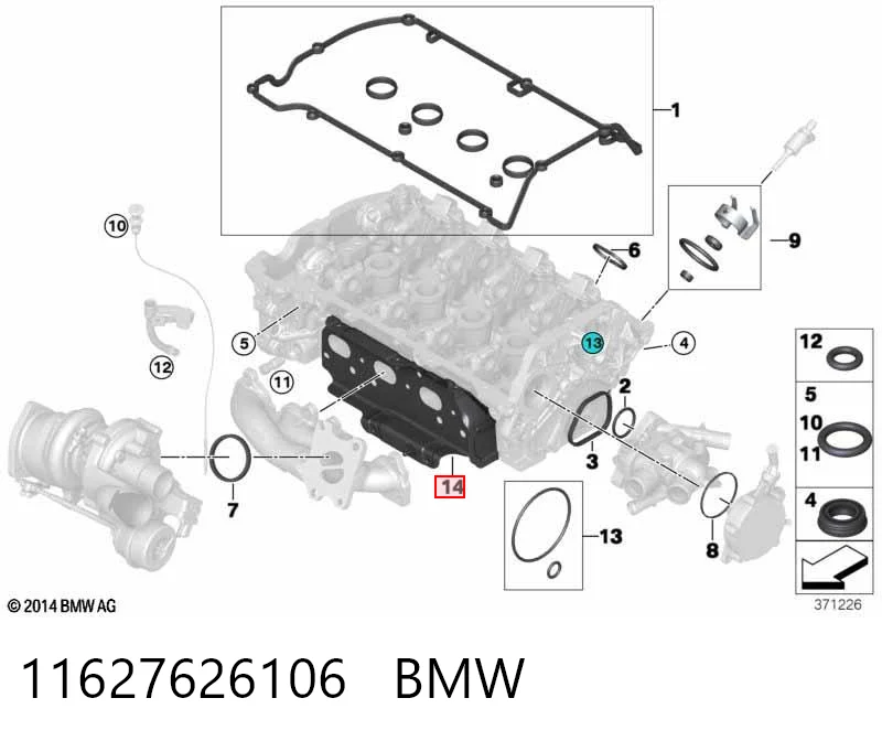 Junta de colector de escape Mini COUNTRYMAN  hatchback comprar en España