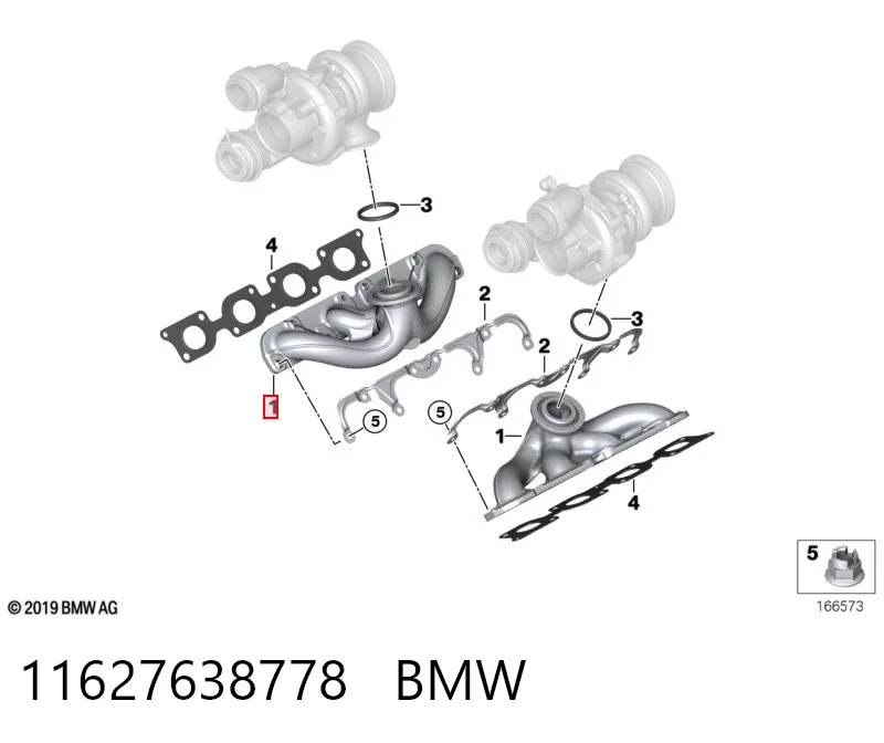 Comprar Colector de escape BMW 7  F01, F02, F03, F04 a bajo precio
