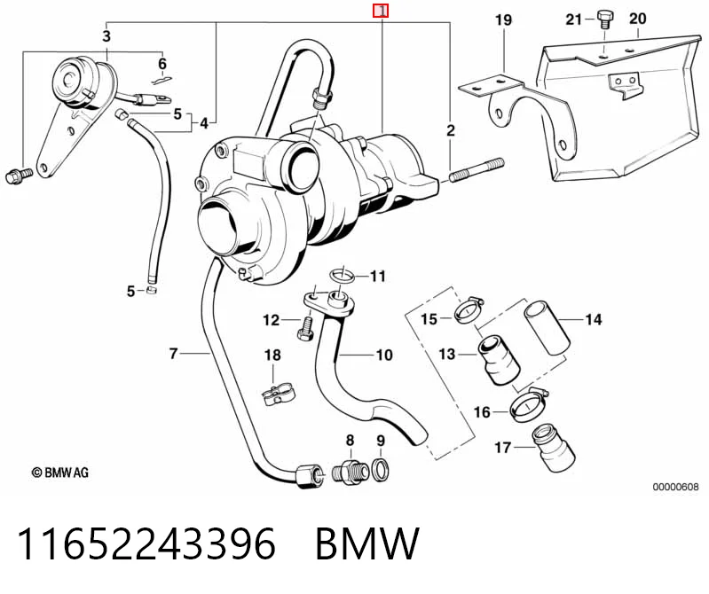  Turbocompresor BMW 5 
