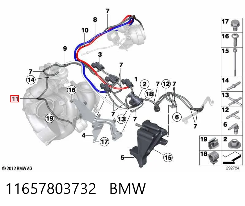 11657803732 BMW Decantador de aceite
