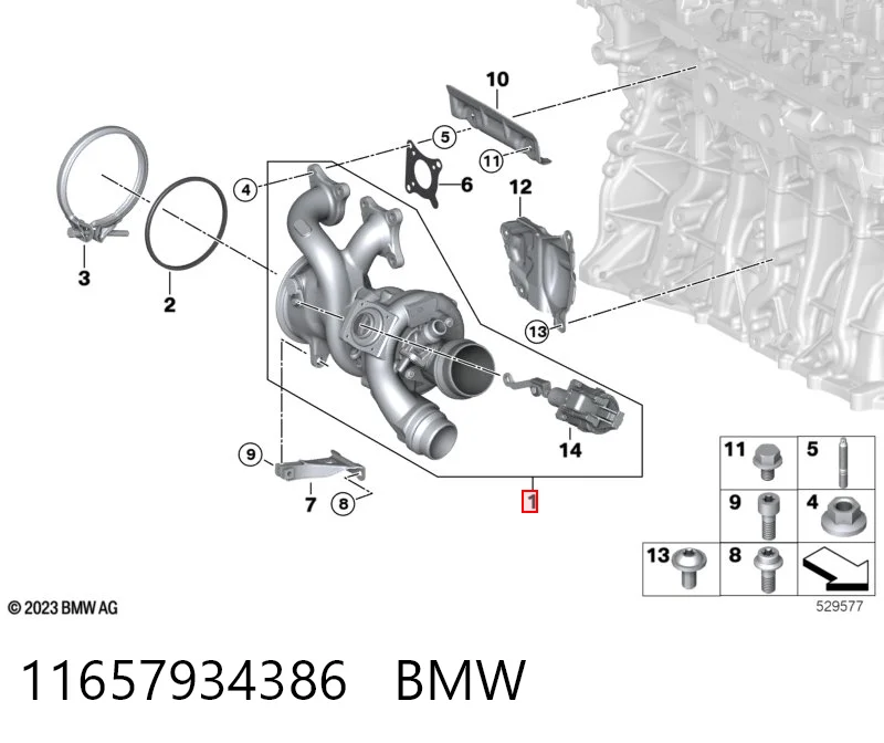 Turbo para motor para BMW X5  G05, F95