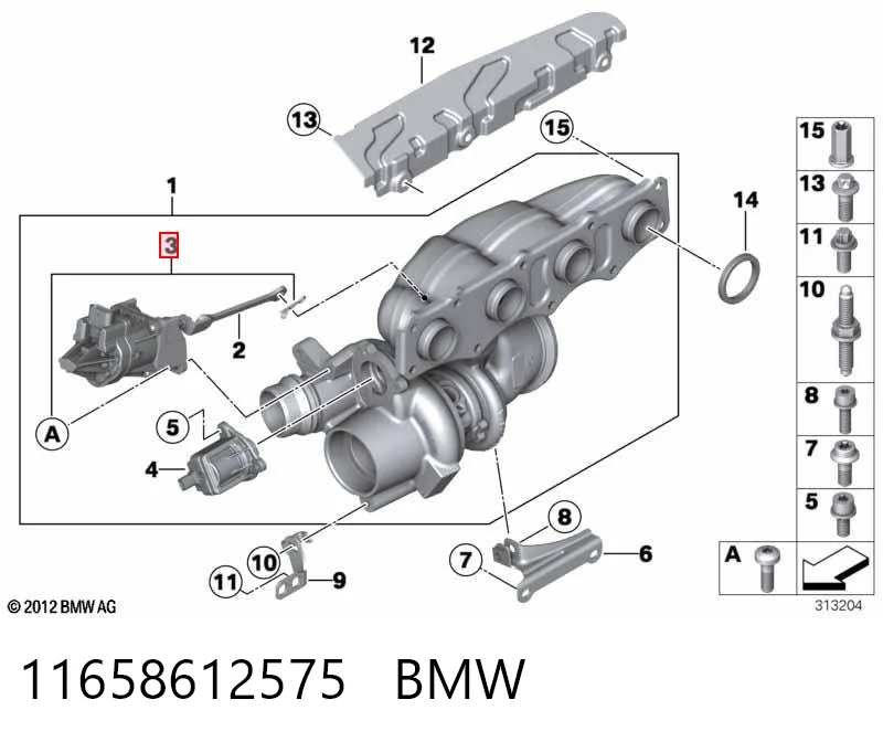 11658612575 BMW 