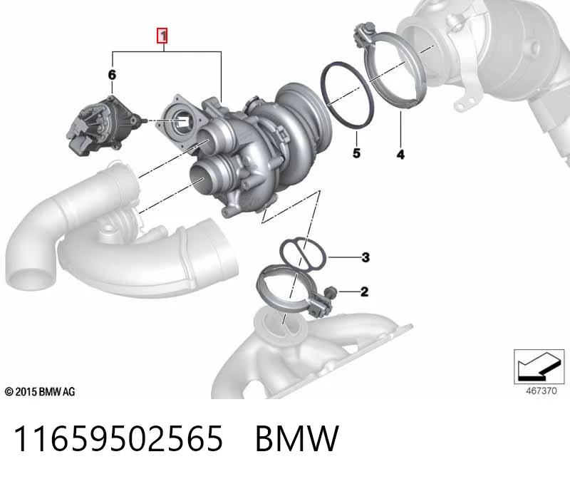 Turbo para motor para BMW X5  G05, F95