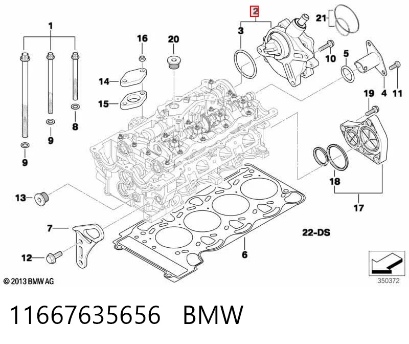 11667635656 BMW Bomba de vacío de frenado