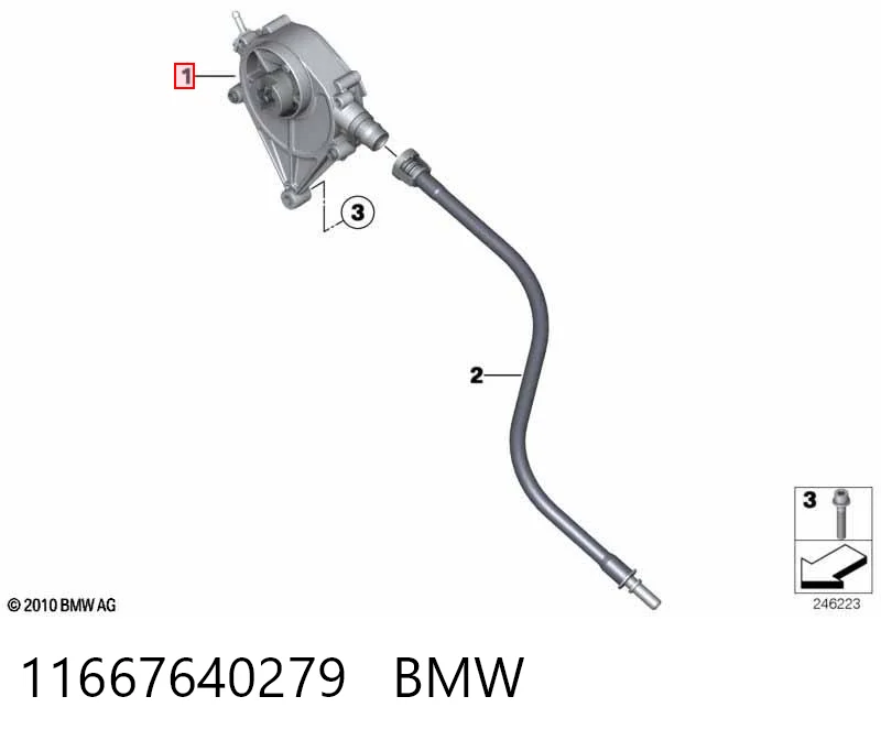11667640279 BMW Bomba de vacío de frenado