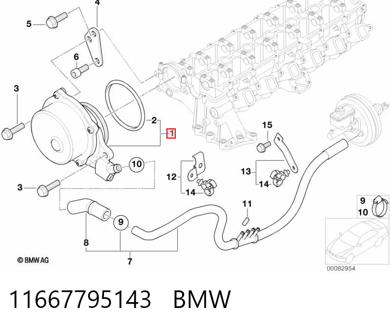 Comprar Bomba de vacío BMW 5  E39 a bajo precio