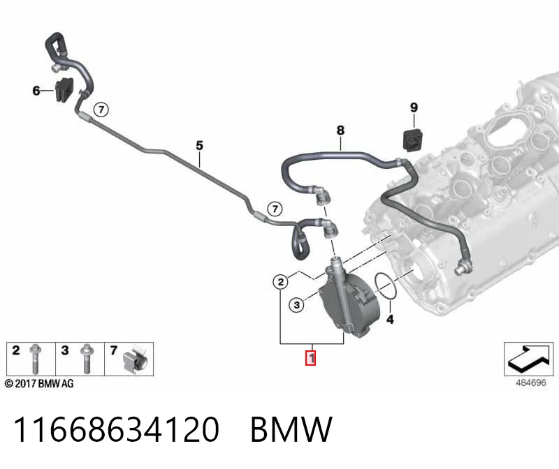 Comprar Bomba de vacío BMW 5  G30, F90 a bajo precio