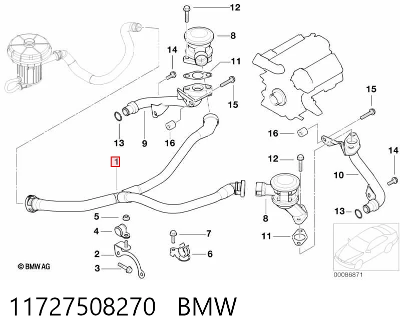 11727508270 BMW Decantador de aceite