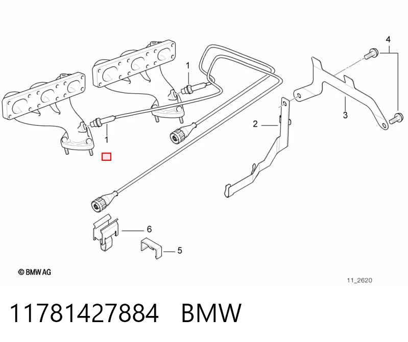 11781427884 BMW Sonda lambda (NOx, O2)